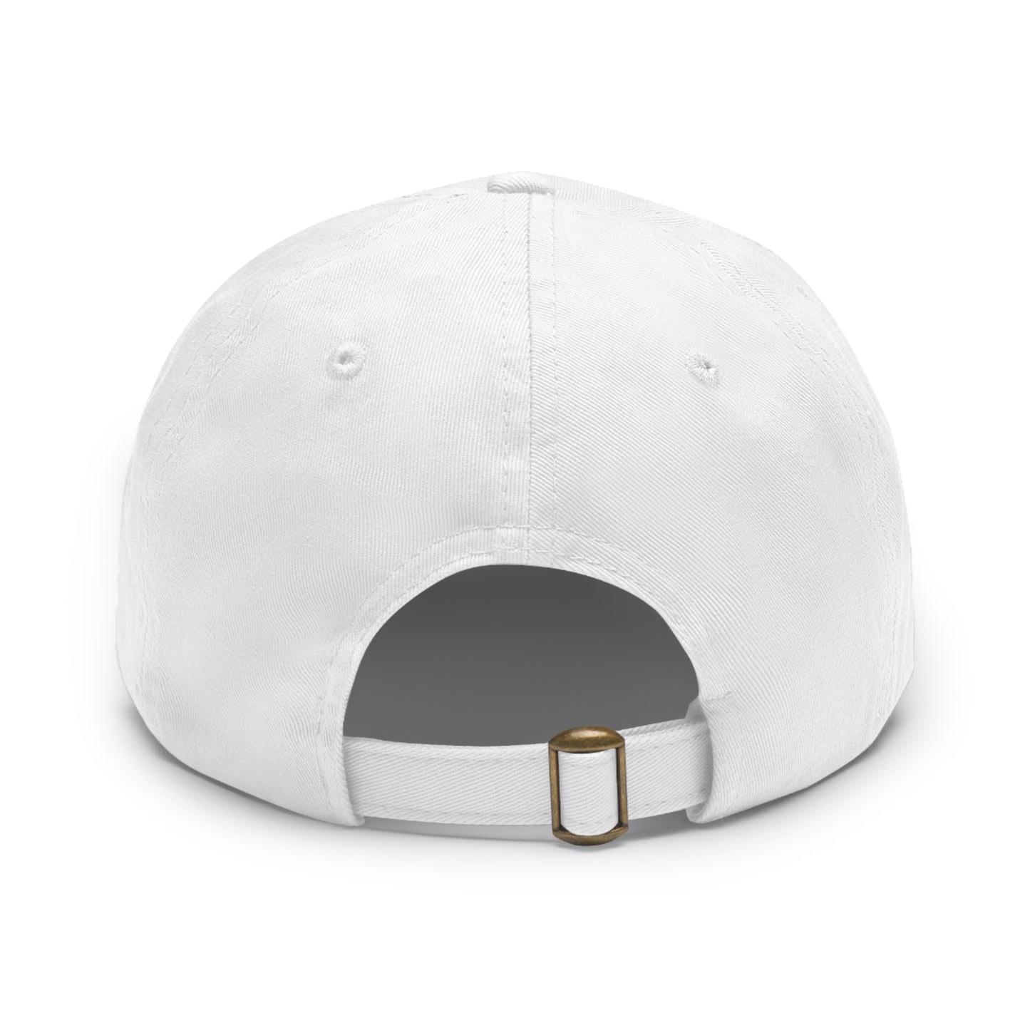 Hat with Leather Patch and Grill (Rectangle)